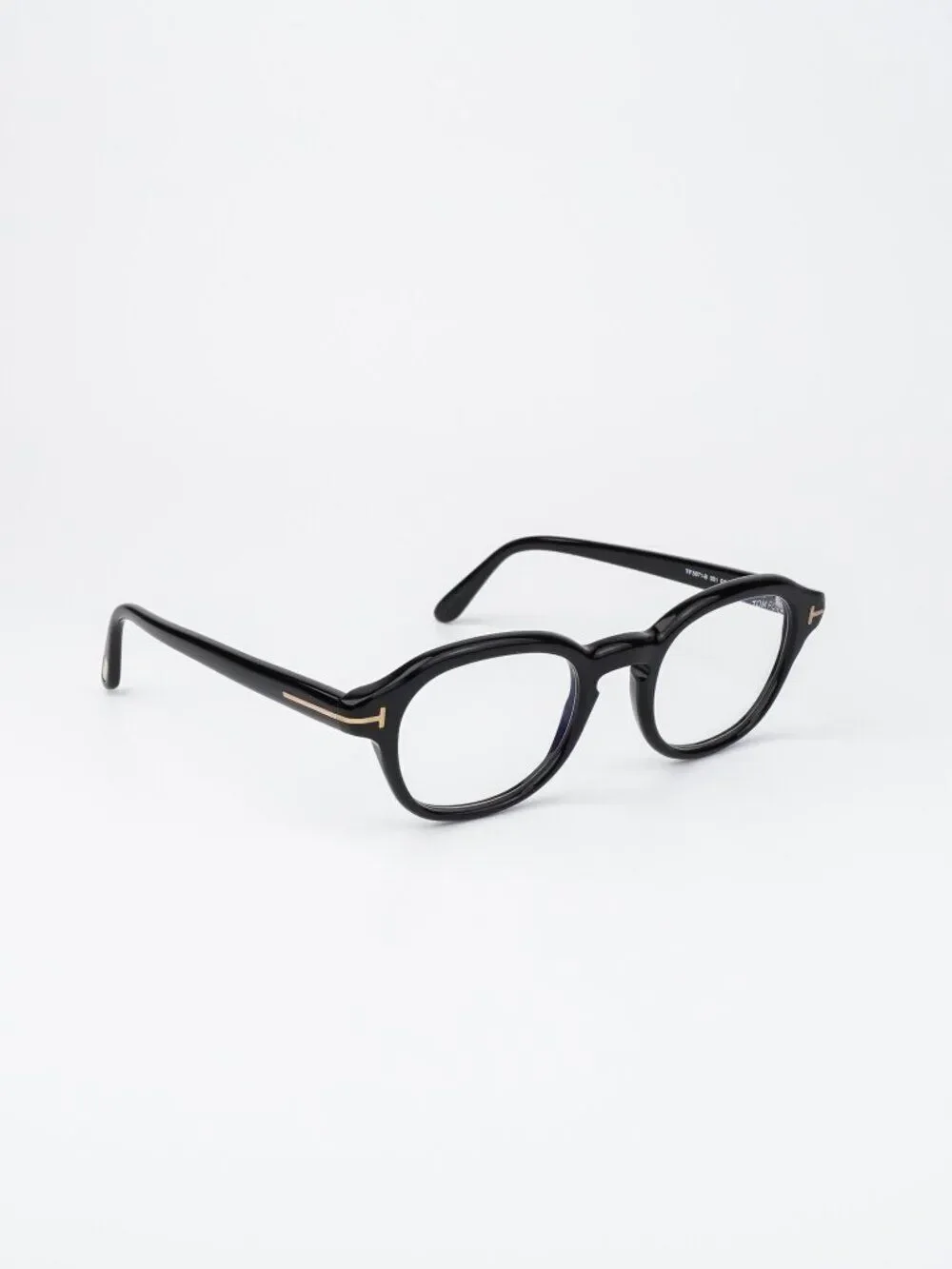 Tom Ford Women Eyeglasses Black Round FT5871-B 001 NEW AUTHENTIC